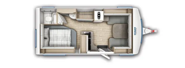 Tagesgrundriss Fendt Bianco Activ 495 SFE
