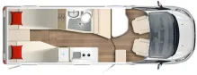 Grundriss Tag Bürstner Lineo T 690 G 25.669 Euro gespart!