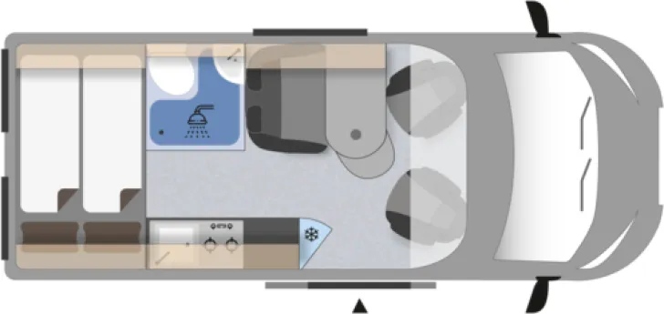 Grundriss Tag Clever DRIVE LINE DRIVE 540 Modernste Fahrzeugtechnik