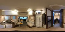 360° Innenansicht Laika Ecovip L 4009 DS 180PS!/Markise/TV/SAT/Navi/RFK