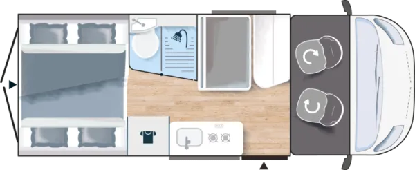 Tagesgrundriss Challenger Van V114M Break Edition Tagesgrundriss Challenger Van V114M Break Edition