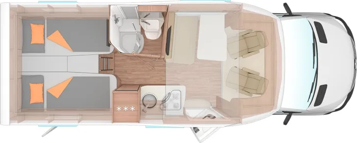 Grundriss Tag Weinsberg CaraCompact 640 MEG Suite EDITION [PEPPER]