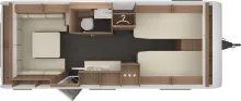 Grundriss Tag Tabbert Senara 550 E 2,3 SALE % / UVP 42.598 Euro