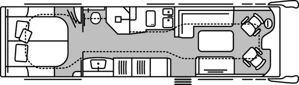 Tagesgrundriss Morelo Empire Liner 98 MB