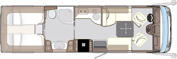 Tagesgrundriss Concorde Carver DS 850 L