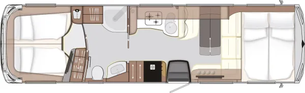 Tagesgrundriss Concorde Cruiser 950 LSA