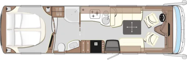 Tagesgrundriss Concorde Liner 940 MI
