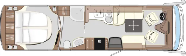 Tagesgrundriss Concorde Liner 990 GI