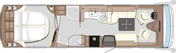 Tagesgrundriss Concorde Liner 995 GI