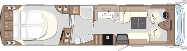 Tagesgrundriss Concorde Liner 1090 GI