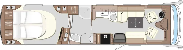 Tagesgrundriss Concorde Liner 1095 GI
