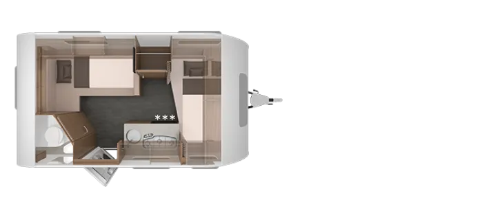 Grundriss Tag Knaus Sport 400 QD Ausstellungspreis !