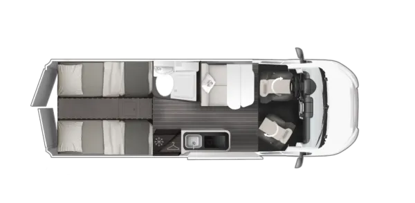 Tagesgrundriss Roller Team LIVINGSTONE Sport DUO