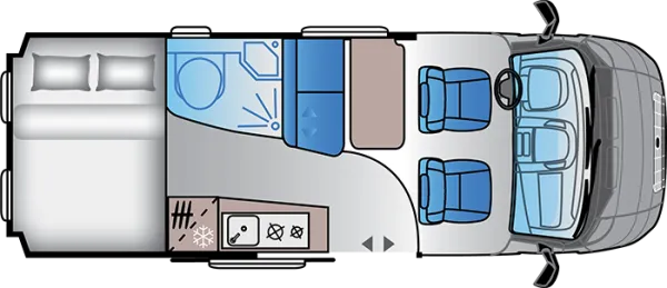 Nachtgrundriss Sun Living V 60 SP Nachtgrundriss Sun Living V 60 SP