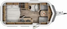 Grundriss Tag Hymer Eriba Eriba Touring 530 **SIE SPAREN 8.960,- EURO**