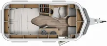Grundriss Tag Hymer Eriba Eriba Touring 542 **Sie sparen 8.805 !**