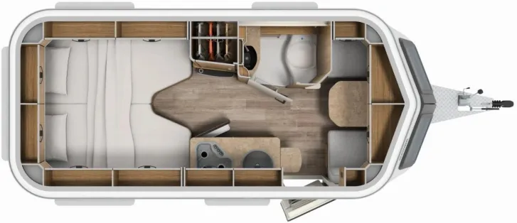 Grundriss Tag Hymer Eriba Eriba Touring 542 **Sie sparen 8.805 !**