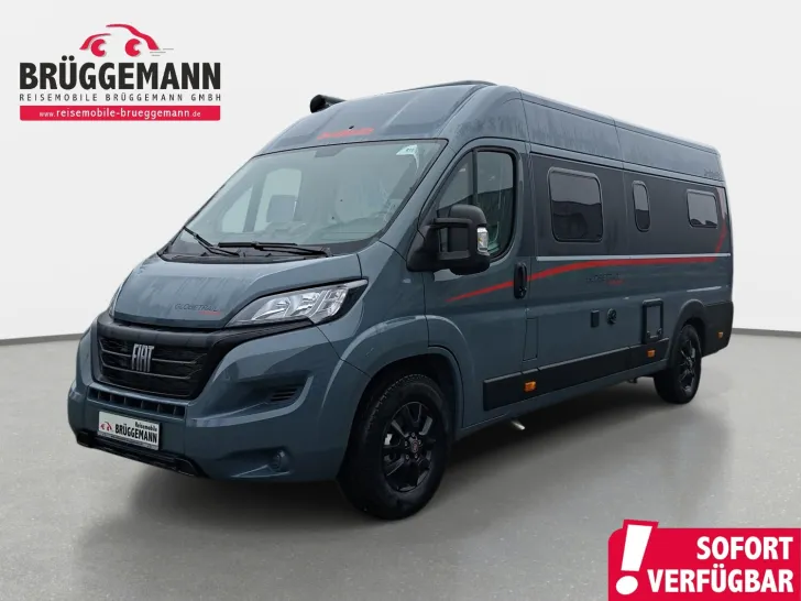 Fahrzeugbild Dethleffs Globetrail Advantage 640 ER Fiat Gästebett quer im Wohnbereich #1