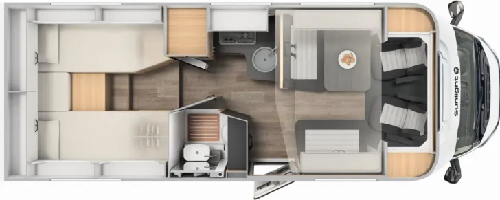 Grundriss Tag Sunlight Adventure T 67 GÜMA Springdeal bis 31.03.2026