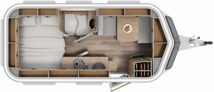 Grundriss Tag Hymer Eriba Eriba Touring 550 Sie sparen  7840,-