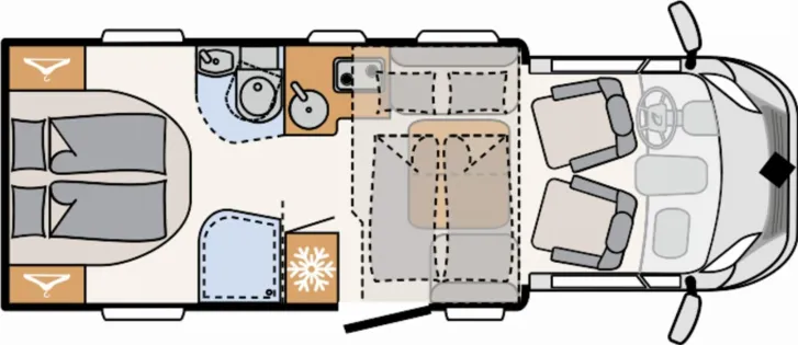 Fahrzeugbild Dethleffs Just Camp T 6752 DBL 3 Pakete #2