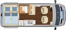 Grundriss Tag Hymer Grand Canyon S 600 Allrad