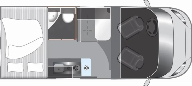 Grundriss Tag LMC Innovan 540 Sondernachlass EUR 8.630,00