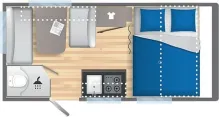 Grundriss Tag Caravelair Alba 390 Abverkauf Ausstellungswagen