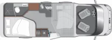 Grundriss Tag LMC Tourer Lift H 630 AHK / RF / SAT