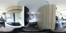 360° Innenansicht Adria Twin ALL-IN 600 SP 165 PS|Solar|RF-Kamera|200Ah