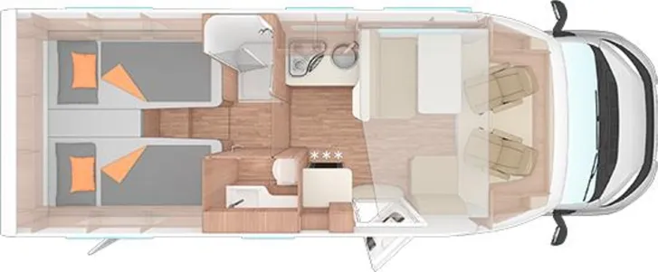 Grundriss Tag Orangecamp T 740 EB
