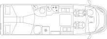 Grundriss Tag Laika Ecovip L 4009 DS Echtleder !! Abverkauf -24 % !!
