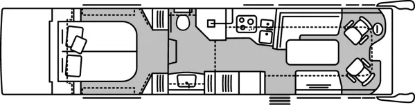 Tagesgrundriss Morelo Palace Liner S-WAY 110 GSB