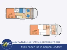Fahrzeugbild Hobby Vantana De Luxe K60 FT *Markise*Navi*RFK*KLIMA #3