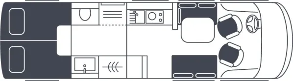 Tagesgrundriss Niesmann + Bischoff Flair 880 Tagesgrundriss Niesmann + Bischoff Flair 880