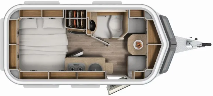 Grundriss Tag Hymer Eriba Eriba Touring 430 CARAVAN SALON DEAL