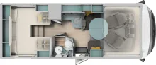Grundriss Tag Laika Kosmo H 1319 Fußbodenheizung COMBI6E NAV 180 4,4