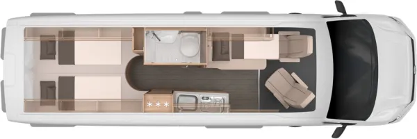 Nachtgrundriss Knaus BoxDrive 680 ME