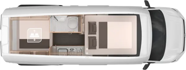 Nachtgrundriss Knaus BoxDrive 600 XL
