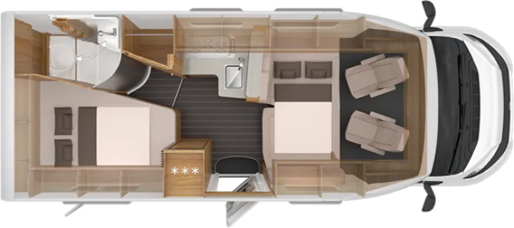 Grundriss Nacht Knaus Sky TI 650 MF