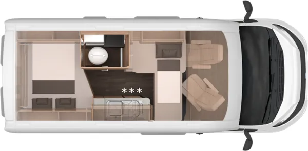 Nachtgrundriss Knaus BoxLife Pro 540 ROAD