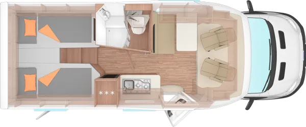 Nachtgrundriss Weinsberg CaraLoft 650 MEG