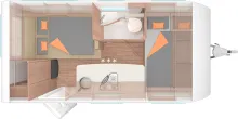 Grundriss Nacht Weinsberg CaraOne 420 QD EDITION [HOT]