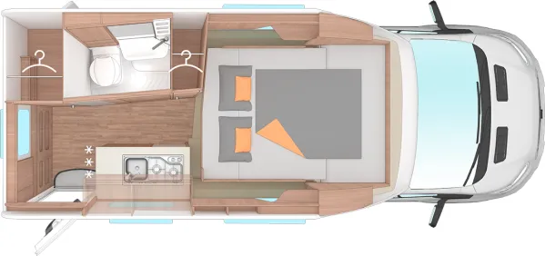 Nachtgrundriss Weinsberg X-CURSION VAN 500 LT EDITION [PEPPER]