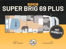 Fahrzeugbild Rimor Super Brig 69 Plus *Queensbett*Hubbett*Truma C6 #22