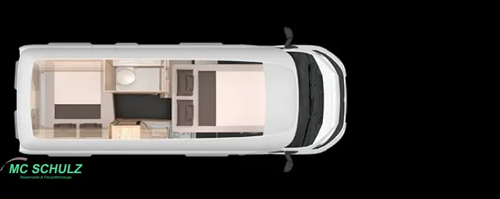 Grundriss Tag Knaus BOXLIFE PRO 600 STREET XL (2025)