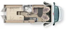 Grundriss Tag Malibu first class - two rooms 640 LE RB