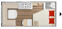 Grundriss Tag Bürstner Premio 455 TS Hammer-Deal 7715Euro gespart