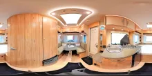 360° Innenansicht Hymer Eriba Eriba Nova Light 425 Moving-Paket, Autark, 1.600 kg
