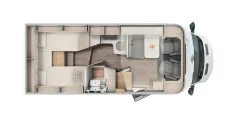 Bild 3 Carado T338 Ford *RFK*Hubbett*Bettenumbau*